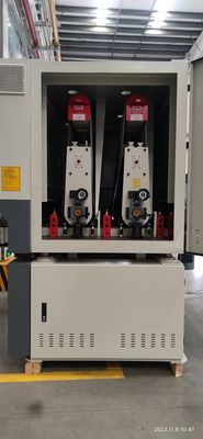 1.5KW 2 Heads Edge Rounding Deburring Machine For Grinding / Slag Removal