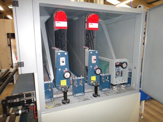 1900mm Belt Deburring Machine , Sheet Metal Surface Finishing Machine