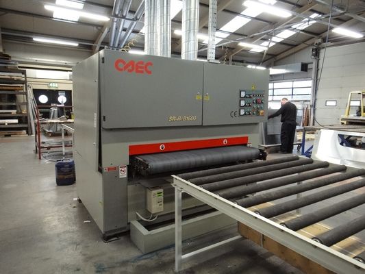 Custom Wide Belt Polisher Machine For Surface Finishing Sheet Metal