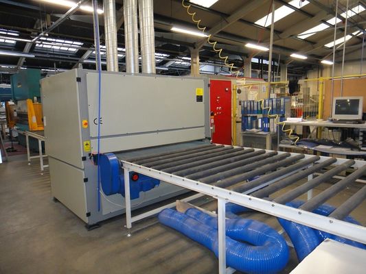 Durable Metal Finishing Machine 1100mm 1350mm For  Stainless Steel / Aluminum