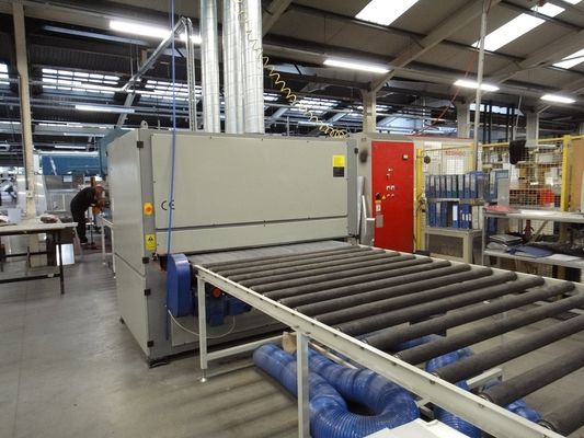 1100mm 1350mm Sheet Metal Finishing Machine / Surface Treatment Machine