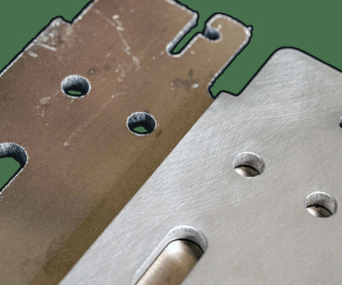 Metalworking Edge Rounding Deburring Machine 3.9 Ton For Slag Removal