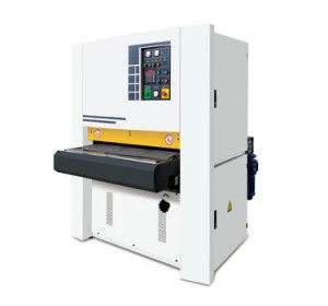 Woodworking Wide Belt Sander Machine 1 Head - 3 Head For Furniture Manufacturing
