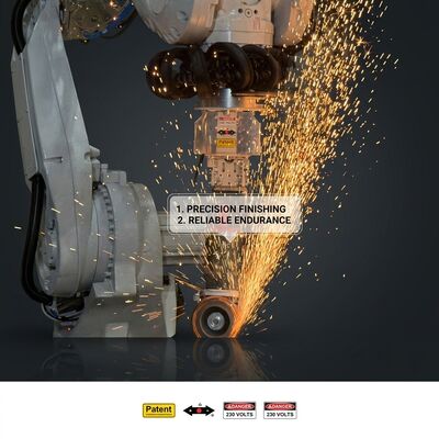 AI Vision Guided Robotic Wide Belt Sanding Cell RG1200 for Automated Metal Deburring