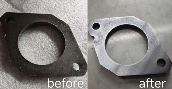 Metallbearbeitung Breitbandschleif 1 Kopf - 3 Köpfe zum Entfernen von Burrs / scharfen Kanten